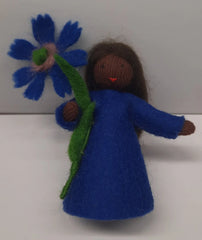 Jahreszeitenpüppchen Kornblume