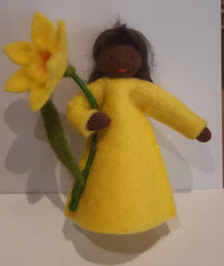 Jahreszeitenpüppchen gelbe Narzisse