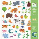 160 Sticker Tiere - 08841 Djeco
