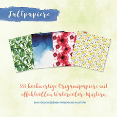 333 Origami Papier - Watercolor - 978-3-96093-643-5 EMF-Verlag
