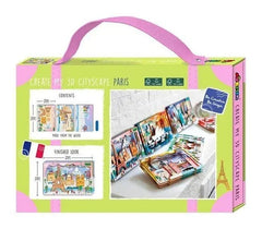 3D Bastelset Paris – Mini-Stadt aus Holz - Carletto