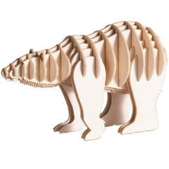 3D Eisbär Papiermodell Fridolin