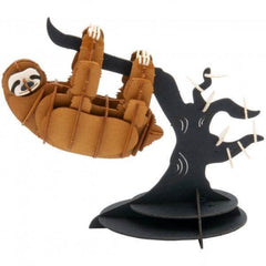 3D Faultier Papiermodell Fridolin