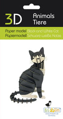 3D Katze Papiermodell - Fridolin