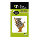 3D Koala Papiermodell