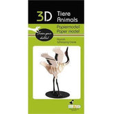 3D Kranich Papiermodell Fridolin
