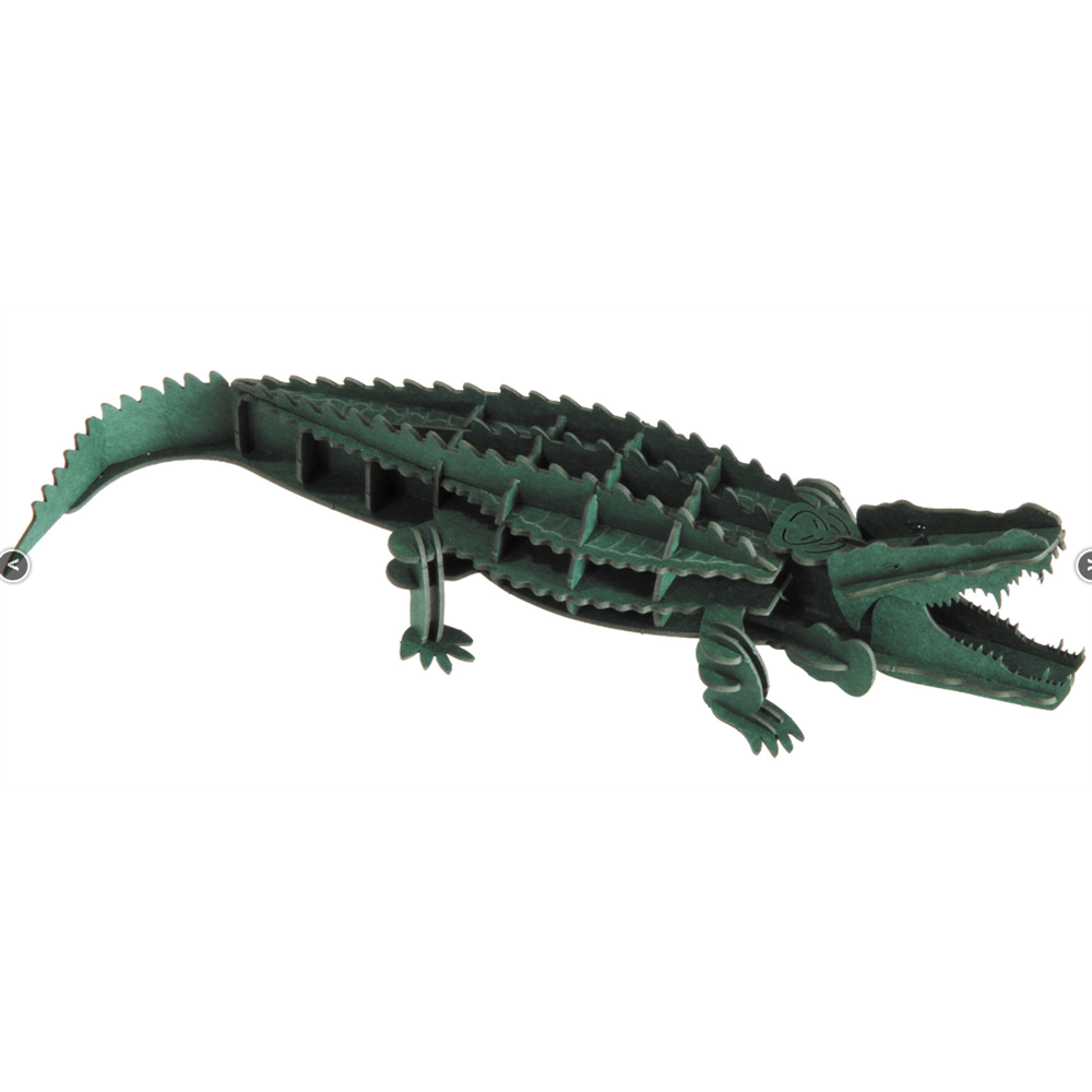 3D Krokodil Papiermodell - www. kunstundspiel .de 4031172116318