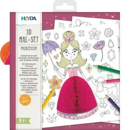 3D Mal Set - Prinzessin - 204870767 Baiers