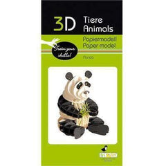 3D Panda Papiermodell Fridolin