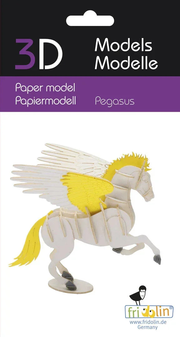 3D Pegasus Papiermodell - Fridolin