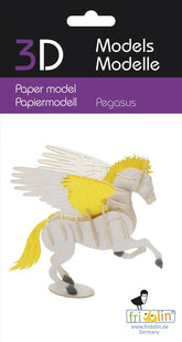 3D Pegasus Papiermodell - Fridolin
