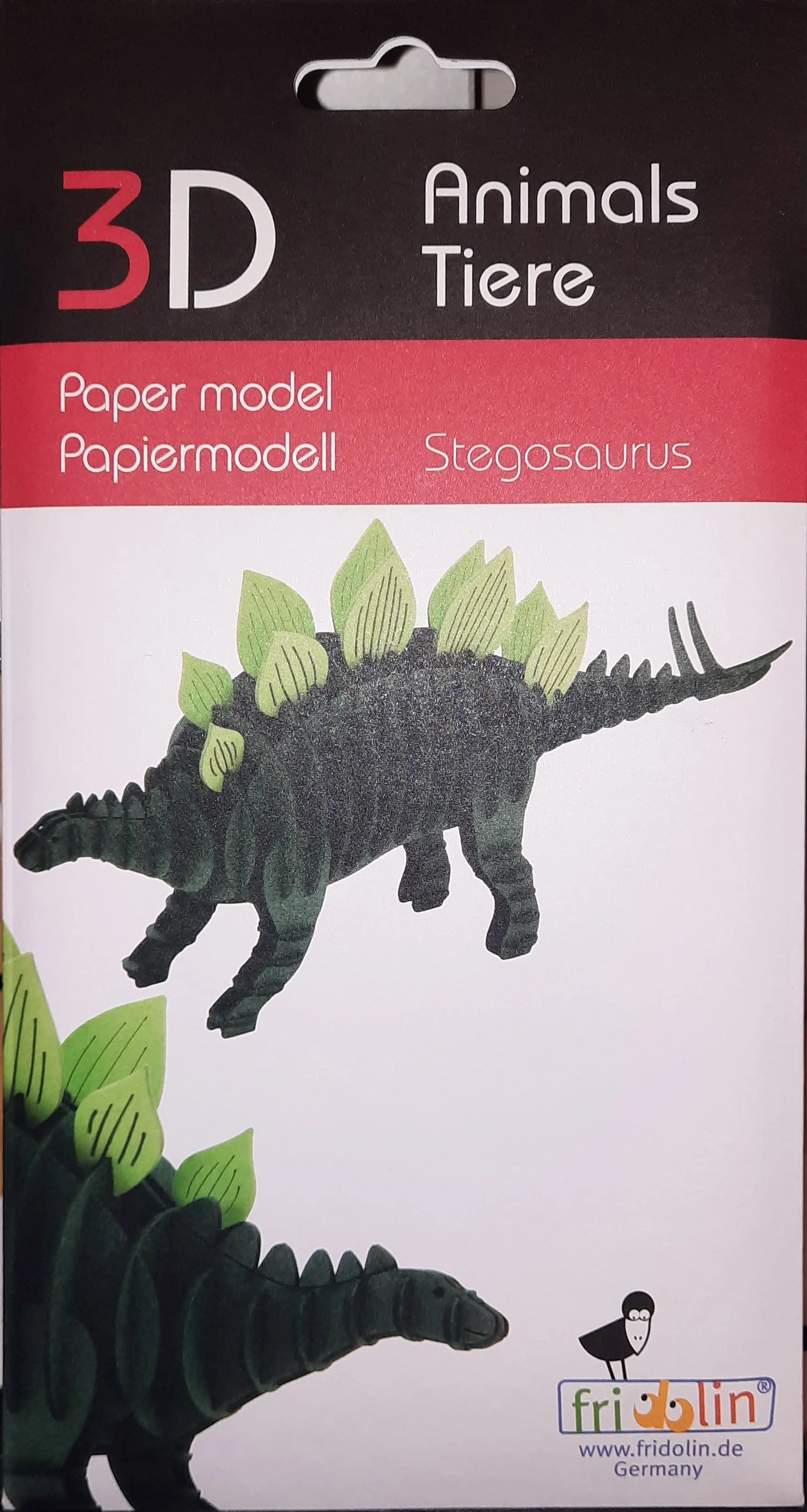 3D Stegosaurus Papiermodell - 11798 Fridolin