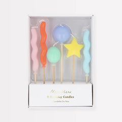 6 Geburtstagskerzen Meri Meri - 285684 Meri Meri