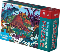 Holografisches Puzzle - Dinos 50 Teile