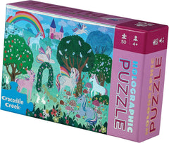 Holografisches Puzzle - Einhorn 50 Teile