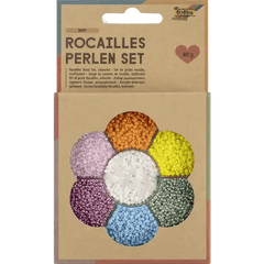 Rocailles Perlen Set - Bunt
