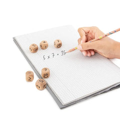 ABC CHAMPIONS - Holzlernspiel Zahlenwürfel - 91267665 Trendhaus