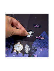 Londji Enchanted – Poster mit wiederablösbaren Stickern |Zauberschloss