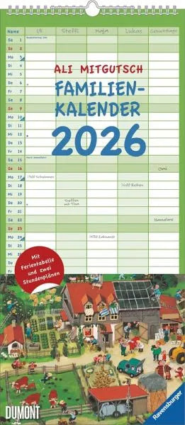 Ali Mitgutsch Familienkalender 2026 - 4069095009073 Neumann