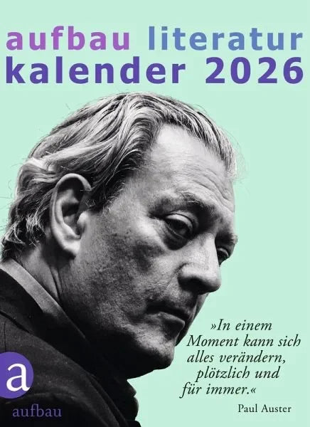 Aufbau Literatur Kalender 2026 - 9783351042622 Aufbau Verlag