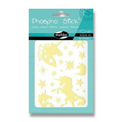 Aufkleber leuchtend Sticker Sterne Einhorn - AE0790 Exaclair