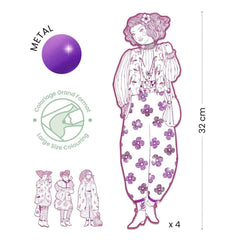 Ausmalbilder - Rosemary (pink) Djeco