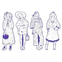 Ausmalbilder - Zaho (dunkellila) Djeco