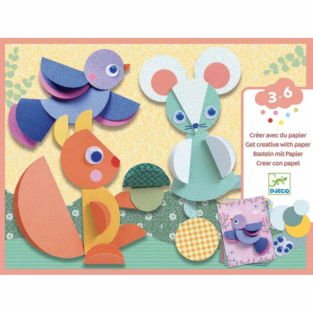 Basteln mit Papier - Rundherum Djeco