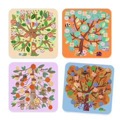 Bastelpackung 3-6 - Jahreszeiten - Djeco