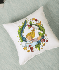 Bastelset Kissenhülle Baumwolle - Meerjungfrau Baiers