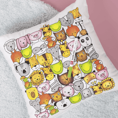 Bastelset Kissenhülle Baumwolle - Tiere Baiers