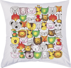 Bastelset Kissenhülle Baumwolle - Tiere Baiers