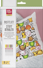 Bastelset Kissenhülle Baumwolle - Tiere Baiers