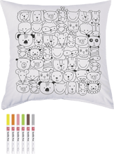 Bastelset Kissenhülle Baumwolle - Tiere Baiers