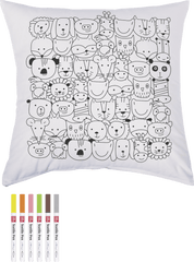 Bastelset Kissenhülle Baumwolle - Tiere Baiers