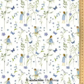 Baumwollstoff Elfengarten blau Acufactum