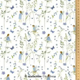 Baumwollstoff Elfengarten blau Acufactum
