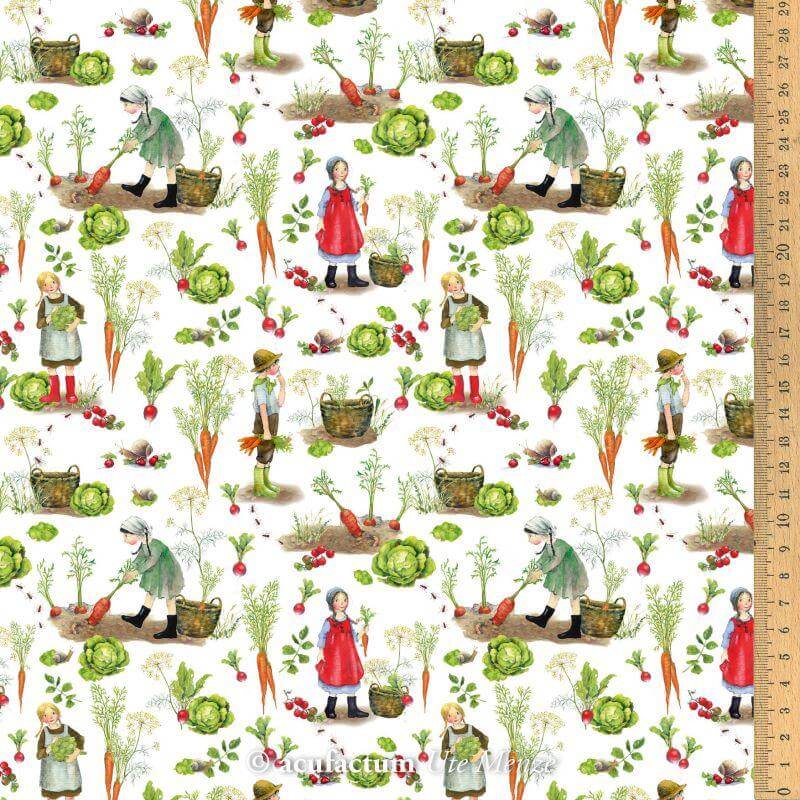 Baumwollstoff Erntezeit Acufactum