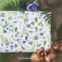 Baumwollstoff Gartenfreude Acufactum