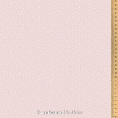 Baumwollstoff - Tupfen altrosa-weiß Acufactum