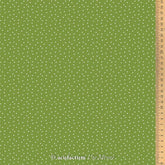Baumwollstoff - Tupfen olivgrün-weiß Acufactum