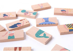 Bausteine Meli Melo aus Holz Nobodinoz