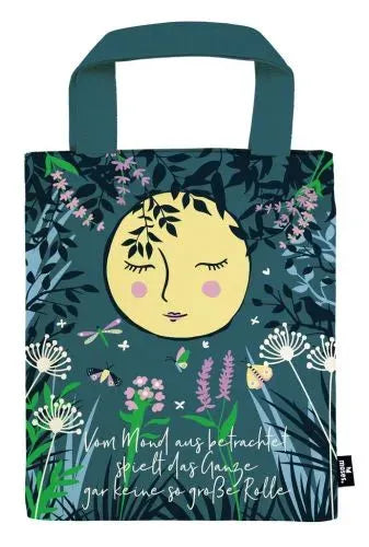 Büchertasche Moon (blau) - 4033477635099 Moses