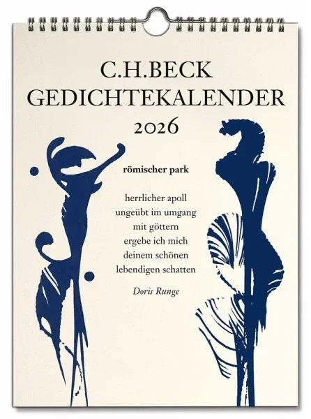 C.H. Beck Gedichtekalender 2026 - 9783406832277 C. H. Beck