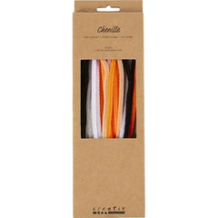 Chenilledraht, L 30 cm, Dicke 6 mm, Halloween Farben, 25 Stk sortiert Pfeiffenreiniger - 5712854770002 Creativ Company