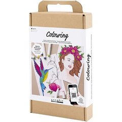 Creativ Company DIY Set: Zeichnen und Ausmalen mit Markern Colouring - 970839 Creativ Company