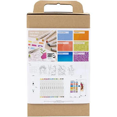 Creativ Company DIY Set: Zeichnen und Ausmalen mit Markern Colouring - 970839 Creativ Company