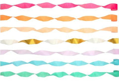 Crepe Bänder Bunt Meri Meri