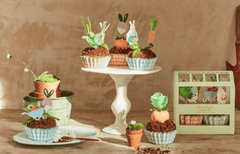 Cupcake Kit Bunny Greenhouse Meri Meri
