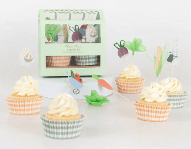Cupcake Kit Bunny Greenhouse Meri Meri